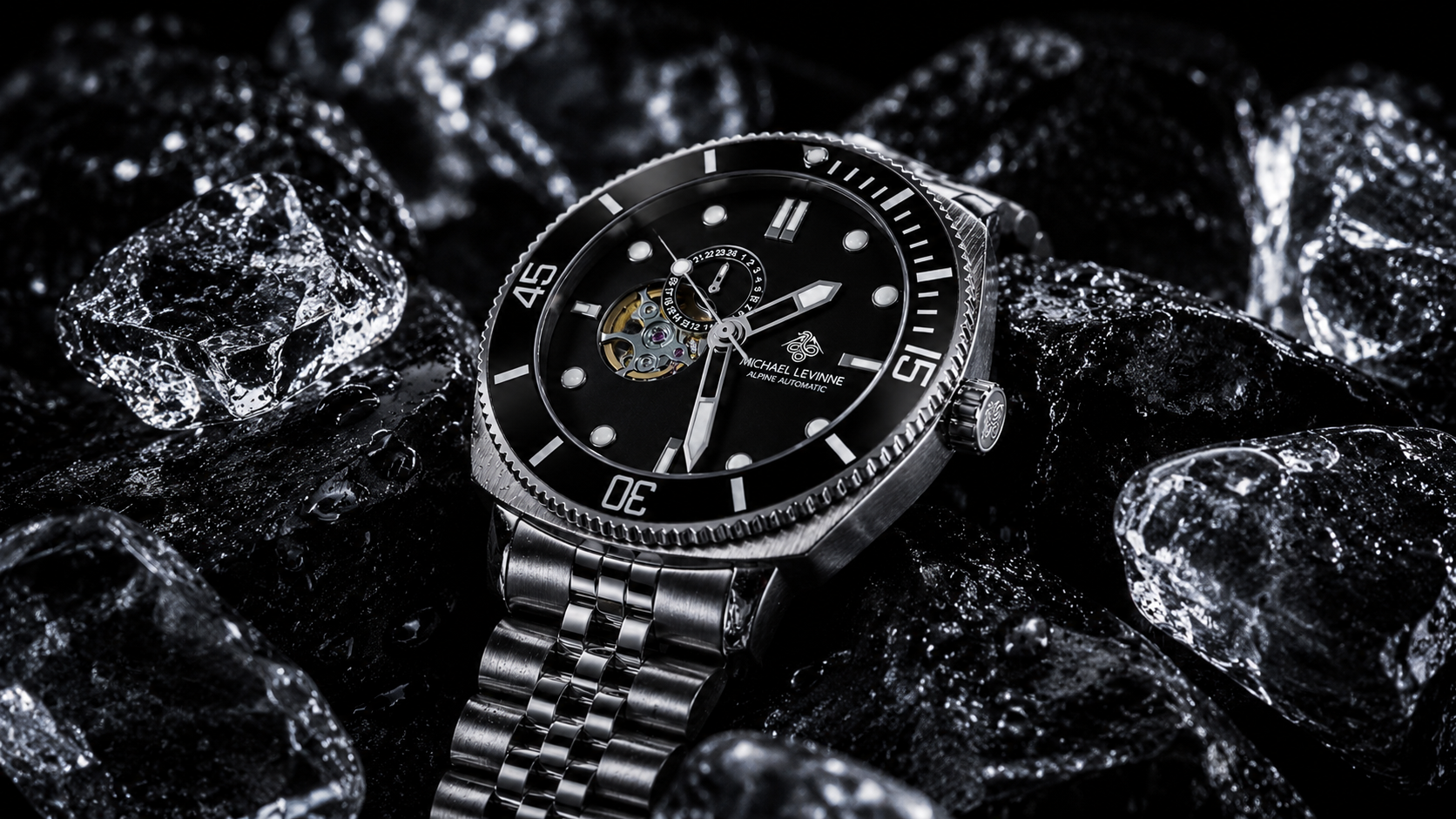 Black Ice Michael Levinne watch