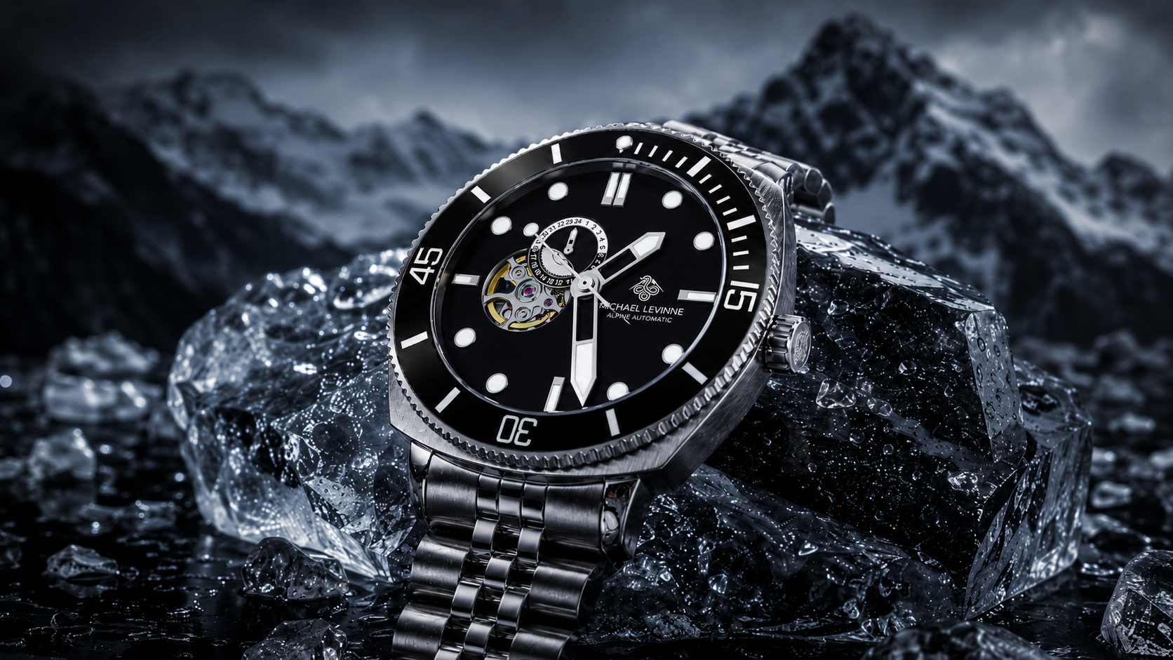 Black Ice Michael Levinne watch